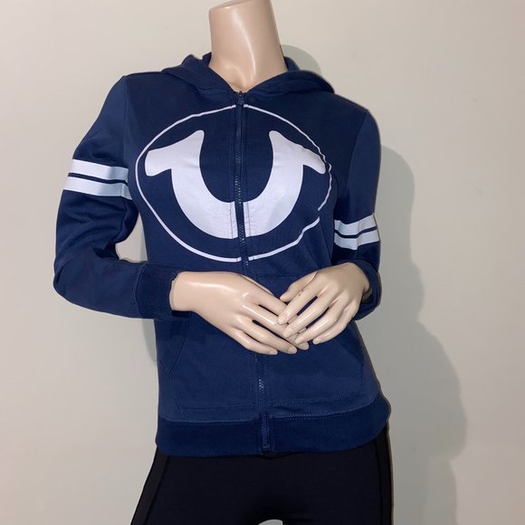 True Religion Women's Zip Up Hoodie - M - Picture 1 of 12